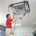 Air conditioner cleaning